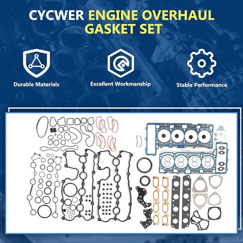 079103383AQ Engine Overhaul Rebuild Gaskets Seals Kit Fits for Audi S5 A6 A8 Q7 R8, Fits for VW Touareg 4.2 V8 DOHC BVJ BAR, Replace OE 079103383AQ in Saudi Arabia
