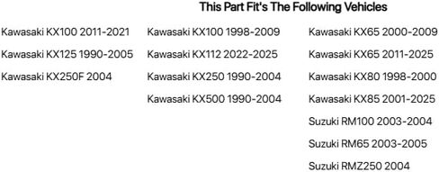 رافعة القابض TUSK باللون الأسود لـ Kawasaki KX100 1998-2009,2011-2021 in Kuwait