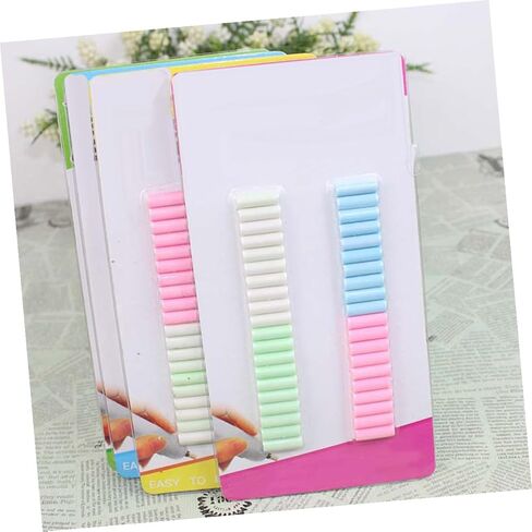 NOLITOY 160pcs Electric Eraser Refills for Pencil Erasers Compact Lightweight Rubber Cores with Random Colors Easy to Replace Supplies for School Office Drawing and Sketching Random Color in Saudi Arabia