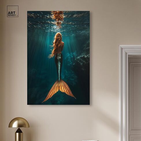 صورة فوتوغرافية لحورية البحر من Art Remedy Mermaid Day، مغلفة في المعرض، 30 × 45 in Kuwait