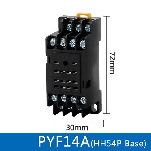 قاعدة مقبس التتابع لـ HH52P HH53P HH54P HH62P HH63P HH64P، 8/11/14 دبوس، متوافقة مع LY2NJ MY2NJ MY4N J، للأغراض العامة، 10 عبوات (10 قطع) in Saudi Arabia