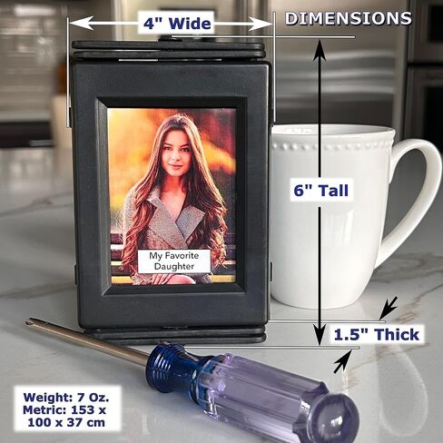 EZ FLIP Frame - Wall Mounted Card | Photo Display with Super Easy Single Finger Flips! 2.5x3.5 inch Reversible Frame for Your MVP Sports, TCG or Baseball Cards. Great Gift for Your Cards, Photos in Saudi Arabia