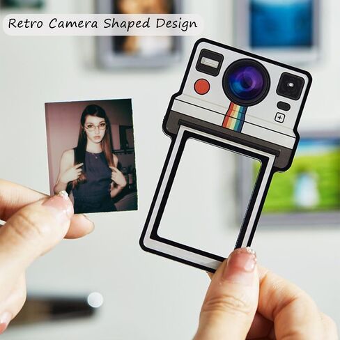 Magnetic Photo Frame Refrigerator for Fujifilm Instax Mini Instant Polaroid Go Instant Film Display,2x2 inch,Photo Magnets for Refrigerator Gifts Back to School Locker Gift,4 Pieces in Saudi Arabia