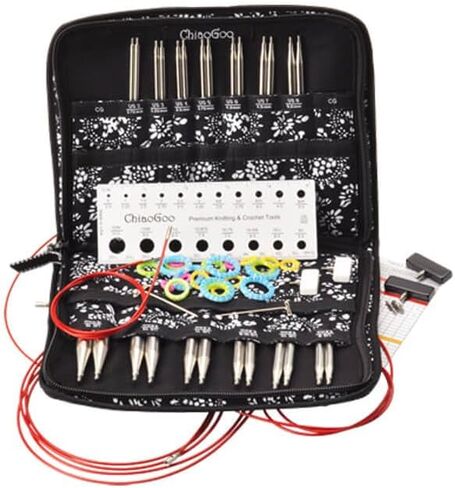 ChiaoGoo TWIST Stainless Steel Interchangeable Set, 5-inch (13cm) Small (7500-S) in Saudi Arabia