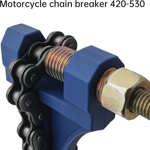 Windance Universal Chain Link Breaker لـ 420-530 أداة إصلاح إزالة سلسلة الأسطوانة للدراجات النارية والدراجات النارية والدراجات الترابية ATV Go Kart Scooter Chain Break # 420 428 520 525 528 530 (أزرق) in Saudi Arabia