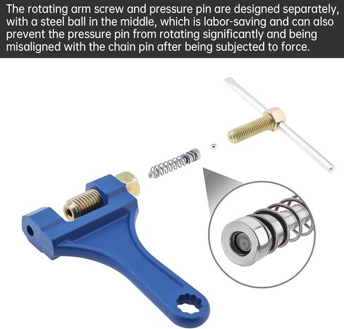 Windance Universal Chain Link Breaker لـ 420-530 أداة إصلاح إزالة سلسلة الأسطوانة للدراجات النارية والدراجات النارية والدراجات الترابية ATV Go Kart Scooter Chain Break # 420 428 520 525 528 530 (أزرق) in Saudi Arabia