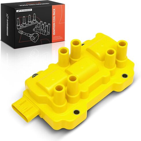 A-Premium Ignition Coil Compatible with Chevrolet, GMC, Pontiac, Saturn & Buick Vehicles - 3.5L 3.9L 4.3L - Express Silverado Savana Sierra 1500 Impala Equinox Monte Carlo G6 Relay Vue Lucerne Terraza in Saudi Arabia