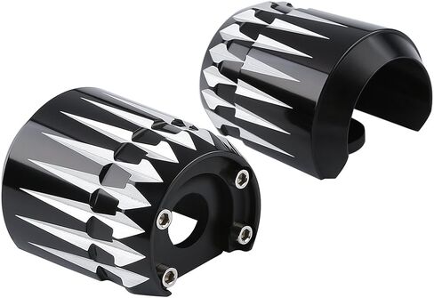 XMT-MOTO Lower Fork Slider Covers Fit For Harley Touring Road King FLHT FLHR 84-13 Black in Saudi Arabia