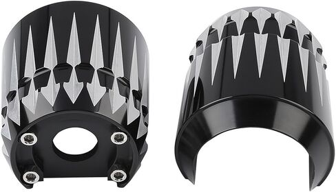 XMT-MOTO Lower Fork Slider Covers Fit For Harley Touring Road King FLHT FLHR 84-13 Black in Saudi Arabia