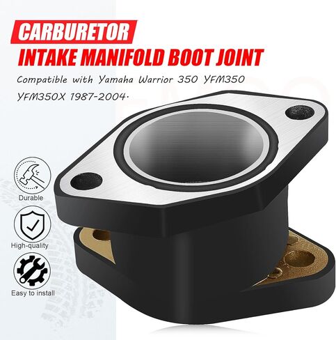 YFM350 Carburetor Holder Intake Manifold Boot Joint for Yamaha Warrior 350 YFM350 YFM350X Wolverine 350 1UY-13586-01-00 1UY-13586-02-00 in Saudi Arabia