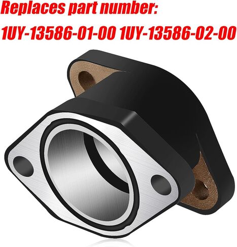 YFM350 Carburetor Holder Intake Manifold Boot Joint for Yamaha Warrior 350 YFM350 YFM350X Wolverine 350 1UY-13586-01-00 1UY-13586-02-00 in Saudi Arabia