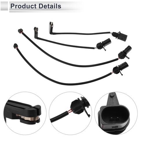 4 Pcs Front Wheel Rear Wheel Brake Pad Wear Sensor No.95B907253 Disc Brake Pad Wear Indicator Sensor for Porsche Macan 2014-2024 in Saudi Arabia