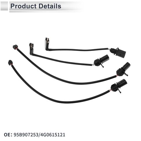 4 Pcs Front Wheel Rear Wheel Brake Pad Wear Sensor No.95B907253 Disc Brake Pad Wear Indicator Sensor for Porsche Macan 2014-2024 in Saudi Arabia