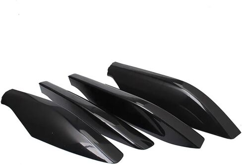 4 قطعة ABS غطاء رف السقف متوافق لتويوتا لاند كروزر برادو 120 FJ120 2003-2009 LC120 رفوف الأمتعة السكك الحديدية نهاية شل استبدال أجزاء in Saudi Arabia