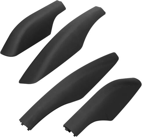 4pcs Black ABS Roof Rack Bar Rail End Protection Cover Shell Compatible For Toyota Fortuner AN50 AN60 Hilux SW4 2004-2012 2013 2014 2015 in Kuwait