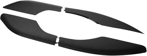 4pcs Black ABS Roof Rack Bar Rail End Protection Cover Shell Compatible For Toyota Fortuner AN50 AN60 Hilux SW4 2004-2012 2013 2014 2015 in Kuwait