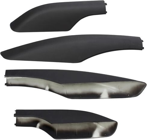 4pcs Black ABS Roof Rack Bar Rail End Protection Cover Shell Compatible For Toyota Fortuner AN50 AN60 Hilux SW4 2004-2012 2013 2014 2015 in Kuwait
