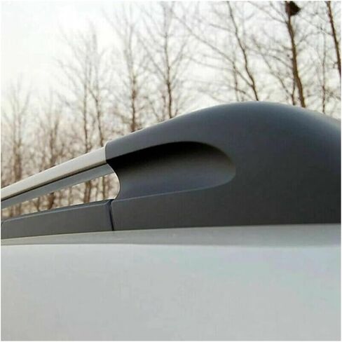 Black Car Roof Rack Bar Rail End Protection Cover Shell Car Styling Roof Rack Cover Compatible For Hyundai Tucson 2004-2008 in Kuwait