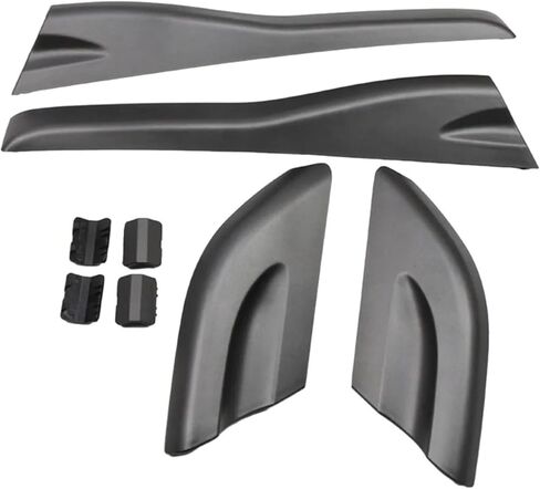 Black Car Roof Rack Bar Rail End Protection Cover Shell Car Styling Roof Rack Cover Compatible For Hyundai Tucson 2004-2008 in Kuwait