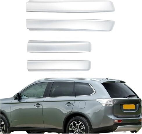 Roof Rack Luggage Rack Compatible For Mitsubishi Outlander 3 GF GG ZJ ZK ZL 2013 2014 2015 2016-2021 Bar Rail End Cover Shell Cap Trim(Front Right) in Kuwait