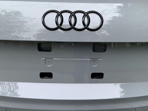 Rear Bumper License Plate Bracket for Audi TT RS 2014-2024, Plate Holder Set w 6 Unique Screw Bolts & Wrench Kit, License Tag Mounting Kit, Quality Plate Holders, Premium Car Accessories in Saudi Arabia