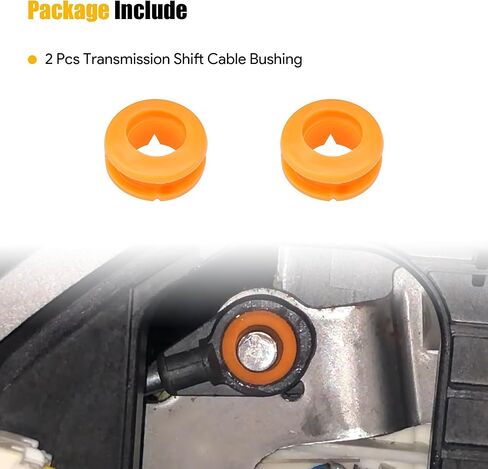2PCS Transmission Shifter Linkage Cable Bushing Repair Kit Fit for Nissan Armada Frontier Pathfinder Titan Xterra for Infiniti QX56 QX80 for Suzuki Equator Replace# 134193 349351LA0A in Kuwait