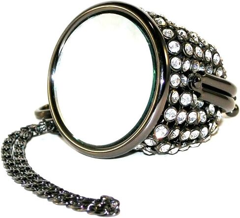 محفظة نقود صغيرة لطيفة من أحجار الراين مع مرآة في الأسفل، وحزام لليد in Kuwait