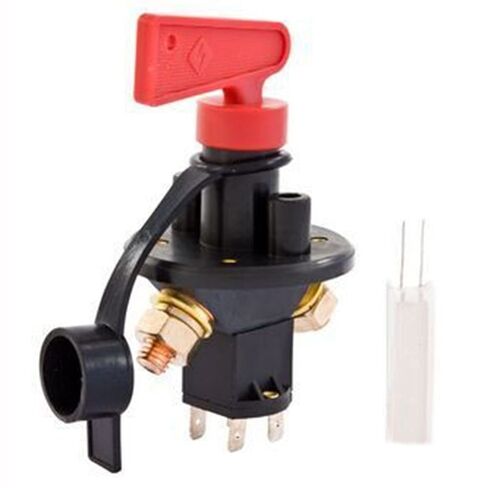 Switch FIA Type Kit Car Race Rally 4 محطات عازلة البطارية الرئيسية عازل الطاقة مقطوع/إيقاف Kill Universal 12/24V - (اللون: كما في الصورة) in Kuwait