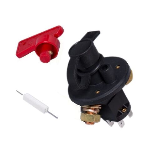 Switch FIA Type Kit Car Race Rally 4 محطات عازلة البطارية الرئيسية عازل الطاقة مقطوع/إيقاف Kill Universal 12/24V - (اللون: كما في الصورة) in Kuwait