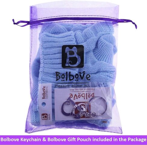 Bro'Bear Cable Knit Turtleneck Sweater for Small Dogs & Cats Knitwear (Blue, Medium) in Saudi Arabia