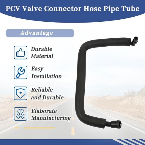 XL3Z-6C324-HA, PCV Valve Connector Hose Pipe Tube Compatible with Ford F-150 1999-2002│F-250 1999│Expedition 1999-2002 4.6L V8 Windsor Engines Only XL3Z6C324HA in Saudi Arabia