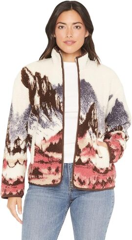 Shyanne Women's Cascade Zip Front Sherpa Jacket - SRHO25SW3-CRM US in Saudi Arabia