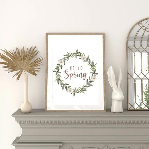 fysuimu 12pcs عيد الفصح جدار الفن يطبع بوهو الأرنب البيض أرنب الجزرة الفرخ الفن ملصق الباستيل الربيع جدار ديكور لغرفة المعيشة غرفة نوم معرض (غير المؤطرة، 8 × 10 بوصة) in Saudi Arabia