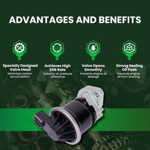 صمام MOCA EGV658 EGR متوافق مع 1999-2008 لـ Acura TL 3.2L، 2006-2007 لـ Saturn Vue 3.5L، 1999-2010 لـ Honda Odyssey 3.5L، 2005-2008 لـ Honda Pilot 3.5L in Kuwait