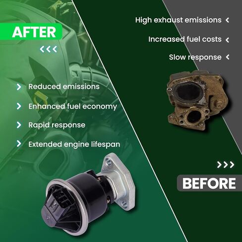صمام MOCA EGV658 EGR متوافق مع 1999-2008 لـ Acura TL 3.2L، 2006-2007 لـ Saturn Vue 3.5L، 1999-2010 لـ Honda Odyssey 3.5L، 2005-2008 لـ Honda Pilot 3.5L in Kuwait