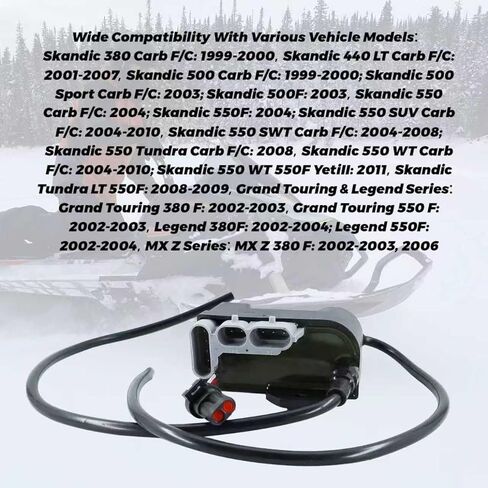 CDI Box Ignition Coil Module 512059626 Compatible with Ski-Doo Expedition 550 Formula 380-600 Grand Touring MX Z 440-600 Skandic 550-600 (1998-2020 Models) 512060324, 512060040 in Saudi Arabia