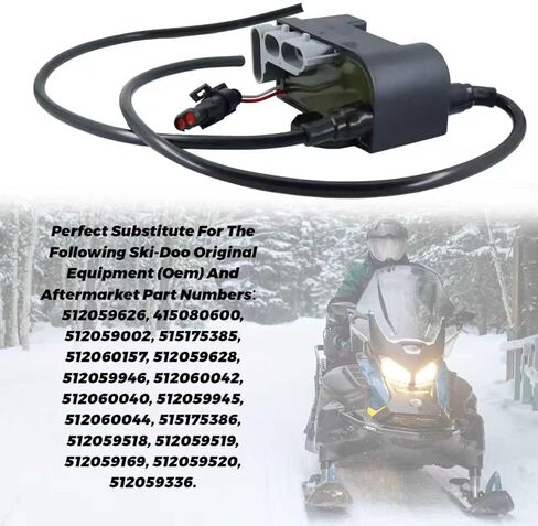 CDI Box Ignition Coil Module 512059626 Compatible with Ski-Doo Expedition 550 Formula 380-600 Grand Touring MX Z 440-600 Skandic 550-600 (1998-2020 Models) 512060324, 512060040 in Saudi Arabia
