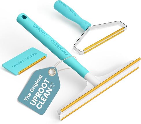 Uproot Clean Fur-Nado Survival Kit - Uproot Cleaner Pro Pet Hair Remover + Mini & Max Variants - Pet Hair Removers and Carpet Scraper - Easy Cat Hair Remover & Dog Hair Remover Bundle! in Kuwait