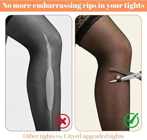 Women's Thigh High Stockings, Silky Sheer Pantyhose, Silicone Lace Top, Anti-Slip Silicone Stocking, Thigh High Stockings for Women Hold Up Mesh in Saudi Arabia