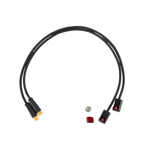 Electric Bike Brake Sensor with 3 Pin Male Waterproof Connector and Indicator Light, Cut-Off Sensor Cable Set for Ebike, E-Scooter, Motorcycle Brake Levers in Kuwait