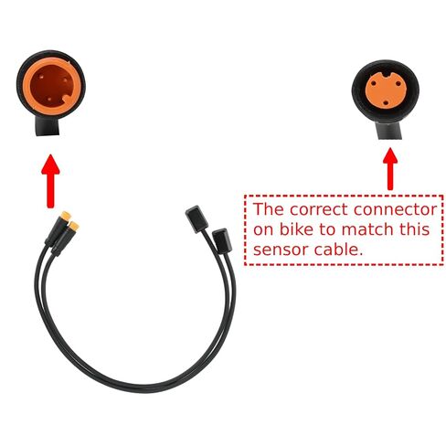 Electric Bike Brake Sensor with 3 Pin Male Waterproof Connector and Indicator Light, Cut-Off Sensor Cable Set for Ebike, E-Scooter, Motorcycle Brake Levers in Kuwait