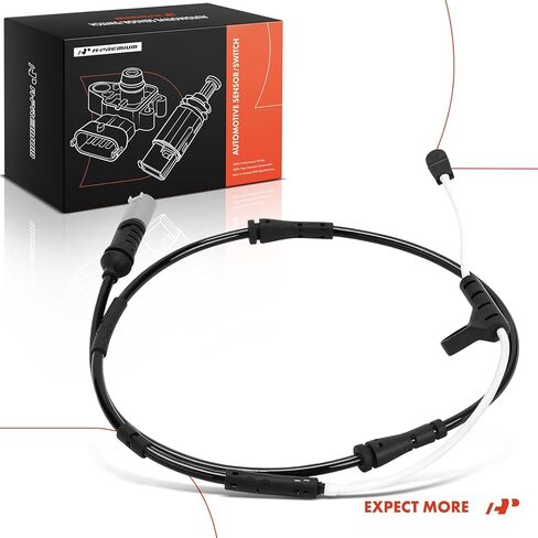 A-Premium Front Driver or Passenger Brake Pad Wear Sensor Compatible with BMW 528i, 535d, 535i, 550i GT, 640i xDrive Gran Coupe, 650i, 740i, 740Li, 750i, 750Li, ActiveHybrid 5, M5 & Rolls-Royce Ghost in Kuwait