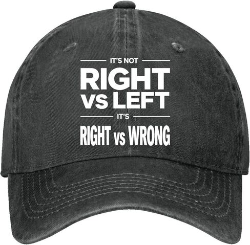 It's Not Right Left, It's Right Wrong Hats for Mens Vintage Washed Distressed in Saudi Arabia