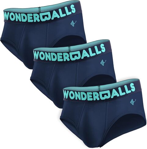 ملابس داخلية كلاسيكية للرجال من Wonderballs - معتمدة وغير سامة وفائقة النعومة من قطن بيما البيروفي ومزيج مودال ملائم ومريح in Saudi Arabia