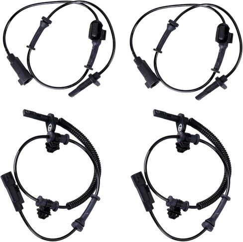4Pcs Front and Rear ABS Wheel Speed Sensor Compatible with Chevy Camaro 2010-2015 RWD ABS Wheel Speed Sensor Replaces 92199861 92199862 in Saudi Arabia