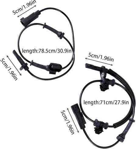 4Pcs Front and Rear ABS Wheel Speed Sensor Compatible with Chevy Camaro 2010-2015 RWD ABS Wheel Speed Sensor Replaces 92199861 92199862 in Saudi Arabia