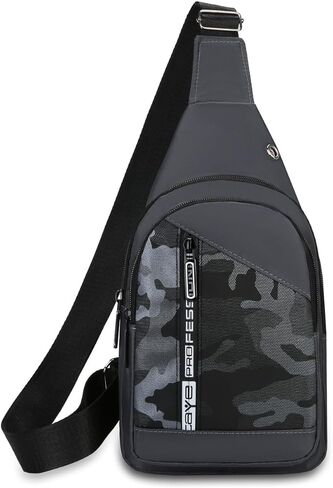 Sling Bag Crossbody Backpack for Men Sling Backpack Hiking Daypack Multipurpose Cross Body Chest Bag in Saudi Arabia