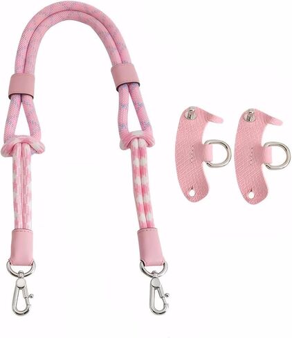 لمجموعة أحزمة Longchamp الصغيرة - مثالية لحقيبة Longchamp، حزام حقيبة كتف جلدي متعدد الاستخدامات، مجموعة تحويل الحزام للتخصيص بدون جهد (وردي) in Kuwait