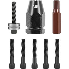 1/4 Pneumatic Rivet Nut Gun Head with Self-Locking Design and 5pcs Replacement Mandrels in Saudi Arabia