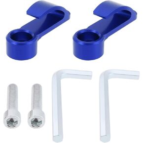 2Pcs Motorcycle Handlebar Hook CNC Aluminium Helmet Hook Suitable for Motorcycle Helmets Gloves Cups(Red) in Saudi Arabia